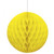 8" Neon Yellow Honeycomb Tissue Paper Ball