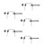 5 Sets TBVBTFD Generic Replacement Parts Compatible with Hitachi NV45AB2 Aftermarket Feeder Spring Shafts Washers Set for Roofing Nailer 877-761