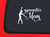 Car Sticker Gymnastics Mom Proud Supporter Mother Floor Exercise Car Window Decal Sticker White 7 Inch