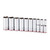 3/8 in. Drive SAE Chrome Deep Socket Set, 10-Piece