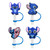 Cute Cartoon Kids Themed Straw Tips Covers,Food Grade Reusable Silicone Straw Tip,funny Straw Covers Cap Plugs,Anti-dust Soft Straw Toppers Drinking Straw Tips Lids for 6-10 mm