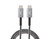 Sewell MOS Spring USB-C Cable - USB-C to USB-C, Deep Grey, 1 ft,SW-32990-1