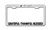 Christ Decal Grateful-Thankful-Blessed Chrome American License Plate Frame Tag Cover Metal