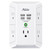 USB-C Multi Plug Outlet Extender - ALESTOR 3 Sided Surge Protector Power Strip Wall Adapter Spaced with 5-Outlet Splitter and 4 USB Ports(2 USB C Ports) for Home, Office, ETL Listed, White