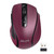 JILCAS Wireless Mouse, 2.4G Ergonomic Computer Mouse with USB Receiver, 5 Adjustable DPI Levels, Mobile 2400DPI USB Mouse for Laptop Chromebook Notebook MacBook Computer, Wine