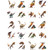 Dinosaur Nail Art Decals- Waterslide Nail Decals