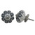 Indian Shelf 2 Pieces Kitchen Door Knobs | Leaf Cabinet Knobs Unique | Black Knobs for Dresser Drawers Kids | Ceramic Western Dresser Knobs | Door Pull Knob | Vintage Drawer Pulls