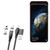 BoxWave Cable Compatible with Honor Magic 2 3D - MagnetoSnap PD AllCharge Cable (100W), Magnet PD 100W Charging Cable USB Type-C Micro USB for Honor Magic 2 3D - Jet Black