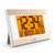 MARATHON CL030052WH Atomic Digital Wall Clock with Auto-Night Light, Temperature & Humidity - Batteries Included