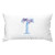 Yinrune Personalized Polyester Pillow Covers Custom Name Loral Monogram Letter Decorative Lumbar Throw Pillow Case Holiday Anniversary Wedding Gift for Sofa Couch Chair Bedroom Decor 20x36in