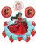 Mayflower Elena of Avalor 21 pc Happy Birthday Party Balloon Supplies Decoration Kit