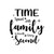 Vinyl Wall Quotes Stickers Time Spent with Family is Worth Every Second Positive Wall Sticker Wall Decoration Wall Decals Stickers for Office Bathroom Cafe Hotel Outdoors 28in