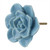 Indian Shelf 6 Pack Dresser Knobs for Kids|Flower Fancy Drawer Pulls & Knobs|Turquoise Fancy Drawer Pulls|Ceramic Decorative Knobs|Cabinet Drawer Knobs|Decorative Knobs for Dresser Drawers
