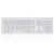 Perixx PERIBOARD-323 Wired Backlit Keyboard for Mac OS X - Standard Full Size - White Backlit