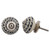 Indian Shelf 4 Pieces Unicorn Drawer Knobs | Stripe Dresser Knob | Black Dresser Drawer Knobs and Pulls | Ceramic Fancy Cabinet Pulls | Decorative Knob | Unique Cabinet Knobs
