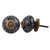 Indian Shelf 4 Pieces Kitchen Knobs | Floral Vintage Knobs for Cabinets | Drawer Knobs Modern Black | Farmhouse Dresser Knobs Ceramic | Cupboard Knobs and Pulls | Draw Pulls for Kitchen Cabinets