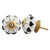 Indian Shelf 12 Pieces Cabinets Knobs | Leaf Pumpkin Drawer Knobs | Black Dresser Knobs Wood | Ceramic Knobs and Pulls for Cabinets and Drawers | Cabinet Door Pulls | Fancy Door Knobs