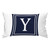 Yinrune Personalized Polyester Pillow Covers Custom Initial Letter Retro Waist Lumbar Pillow Cover Holiday Anniversary Wedding Gift for Sofa Couch Chair Bedroom Decor 20x36in