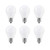 SumVibe E17 LED Bulb,5W 50W Equivalent, Warm White 3000K, G14 LED Bulbs E17 Intermediate Base for for Ceiling Fan,Non-Dimmable, 6-Pack