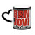 Bon Rock Band Jovi Coffee Mug Color Changing Mug Funny Ceramic Magic Heat Water Tea Mug Cup Awesome Gift for Family Friends and Lover