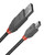 Lindy 36725 USB 2.0 Type A to Mini-B Cable, Anthra Line - Black, 5m