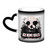 Ice Metal Nine Band Kills Coffee Mug Color Changing Mug Funny Ceramic Magic Heat Water Tea Mug Cup Awesome Gift for Family Friends and Lover