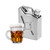 Hip Flask for Liquor, 5oz Stainless Steel Small Portable Jerry Can Shape Alcohol Bottle Pocket Wine Bottle Pot Flagon Gift for Men,Father,Husband