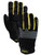 MAGID Hand Master MECH103 Mechanics Gloves with Gel Palm Padding, Black, Medium (1 Pair)