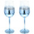 NUOBESTY Glass Wine Goblet Starry Champagne Flutes: Wine Cups Crystal Drinking Goblet Decorative Dinnerware For Night Bar Home Party Wedding Blue