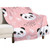 Lurnise Blankets Panda Patterns Flannel Blanket Cozy Bedding Throw Blankets for Sofa Couch Chair Office 30"x40"