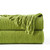 BATTILO HOME Apple Green Throw Blanket for Couch, Soft Chenille Knit Throws with Tassels for Home Decor, Spring Green Throws for Couch Cover, 50"x60"