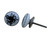 Indian Shelf 4 Pack Handle Pulls | Black Antique Cabinet knobs | Mexican Jay Flat Fauna Knobs for Drawer | Ceramic Kids Cabinet Knobs | Kids Knobs | Knobs and Pulls | Dresser Knobs