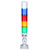 DMWD Led Signal Tower Stack Lights, Industrial Warning Lights Column Signal Tower Andon Lights with Rotatable Base Continuous/Flashing Light Switchable, (5 Layer,24V with Buzzer)