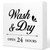 Wash and Dry Open 24 Hours Wooden Sign Desk Decor,Farmhouse Laundry Wood Sign Desk Decorations for Rustic Home Laundry Room Shelf Table Decor