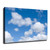 SnOwky Blue Sky Backdrops White Clouds Canvas Art Poster and Wall Art Picture Print Modern Family Bedroom Decor Posters (20x30inch-No Framed)