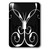 3dRose lsp_44340_1 White on Black Elegant Butterfly Impression Toggle Switch