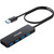 USB Hub, AKWOR 4-Port USB 3.0 Hub USB Splitter USB Expander for Laptop, Xbox, Flash Drive, HDD, Console, Printer, Camera,Keyborad, Mouse-3.3FT