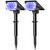 20 LEDs Solar Spotlights Outdoor,IP65 Waterproof Solar Powered Landscape Spotlights 2-in-1 Wall Light, Outdoor Solar Landscaping Lights Auto On/Off for Yard Garden 2Pack (Blue)