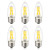 Dimmable E26 LED Chandelier Bulb 40W Equivalent, B11 Candle Light Bulb, 4000K Neutral White, 4W Decorative LED Candelabra Bulbs for Living Room Bedroom Ceiling Fan Pandent Bathroom Vanity, 6-Pack