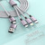MTAKYI 3M USB C Multi Fast Charging Cable, 4-in-1 Multi Charging Cable Nylon Braided Cord USB/C to Type C/iPhone Fast Sync Charger Adapter Compatible with Laptop/Tablet/Phone