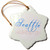 3dRose American Cities - Seattle Washington red and Blue on White... - Ornaments (orn-273768-1)