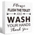 Funny Bathroom Wood Sign Please Flush the Toilet and Wash Your Hands Thank You Wood Block Sign for Bathroom Shelf Toilet Restroom Home Tabletop Desk Decor,Farmhouse Bathroom Wooden Box Sign