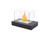 Rectangular Tabletop Fire Bowl Pot with Four-Sided Glass 13.5" L Portable Tabletop Fireplace Clean Burning Bio Ethanol Ventless Fireplace for Indoor Outdoor Patio Parties Events