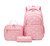 3Pcs Daisy Prints Backpack for Girls Bookbag set Primary School Daypack Elementary Students Knapsack with Lunch Box