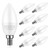8 Pack E12 Ceiling Fan Light Bulbs, 60W Equivalent, Natural Daylight 4000K, Small Base LED Candelabra Bulb for Chandelier, Type B LED Bulbs, 120V, Not Dimmable