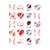 Baseball Mom Nail Art Decals - Waterslide Nail Decals