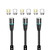 NetDot Magnetic Charging Cable,2in1 Gen12 (3.3ft/3 Pack Black) 18W Fast Charging Magnetic Phone Charger and Data Transfer Magnetic Charger for USB-C and Micro USB Phones