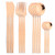 Gugrida 16Pcs/set Rose Mirror Cutlery Set 304 Stainless Steel Dinnerware Set Knife Fork Spoon Dinner Set Kitchen Flatware Copper Tableware Set