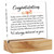 Graduation Gifts for Her Him, Congratulations Graduation Desk Decor Acrylic Desk Plaque Sign with Wood Stand Home Desk Sign Keepsake Grad Present Graduation Gifts for Her Him, Congratulations Graduation Desk Decor Acrylic Desk Plaque Sign with Wood Stand Home Desk Sign Keepsake Grad Present