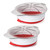 OXO Good Grips Microwave Egg Cooker, White (2 Pack)